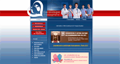 Desktop Screenshot of cardiologie-francophone.com